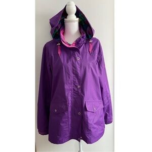 Target Dry Womens Waterproof Hooded Olivia Jacket Size US 10 UK 14 EU 42 Purple